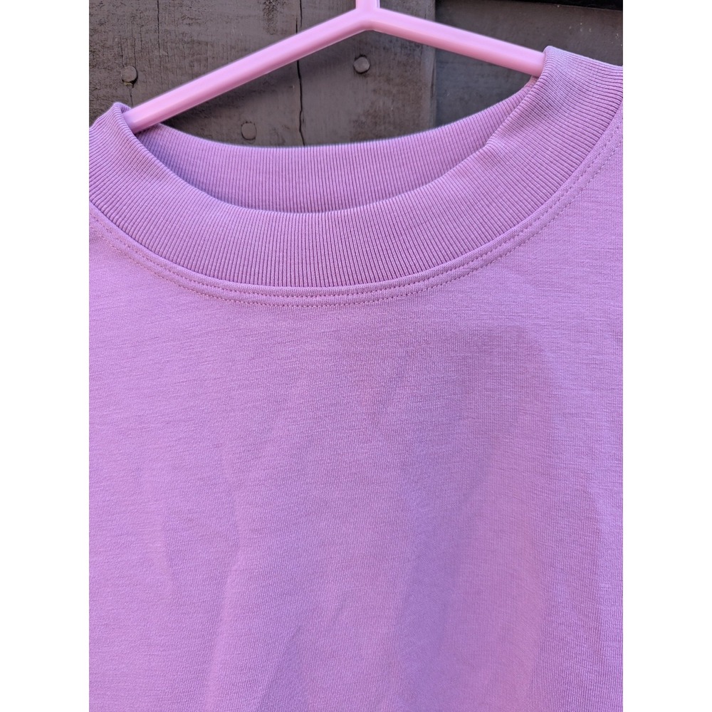 Athleta Sweatshirt Womens Size XS Purple Pink Crew‎ Neck Athleisure Flaw - Picture 5 of 12